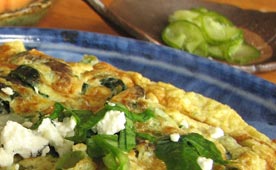 Easy Spring Fritatta with Farmers Spring Vegetables