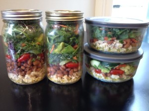Salad in a Jar, No Excuses