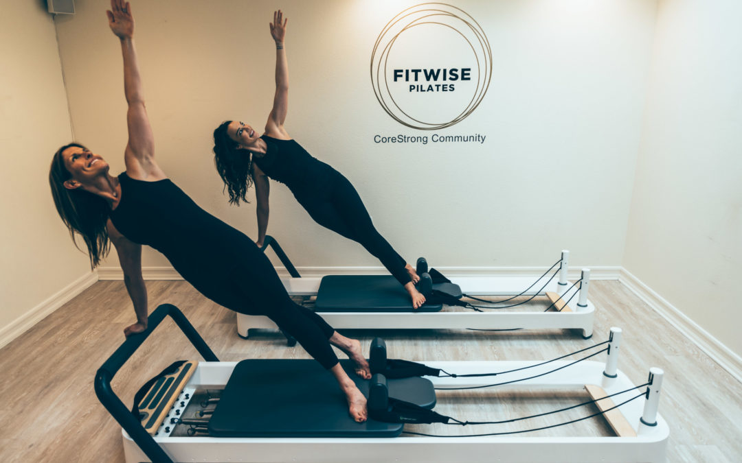 Two women in a Fitwise Pilates Class